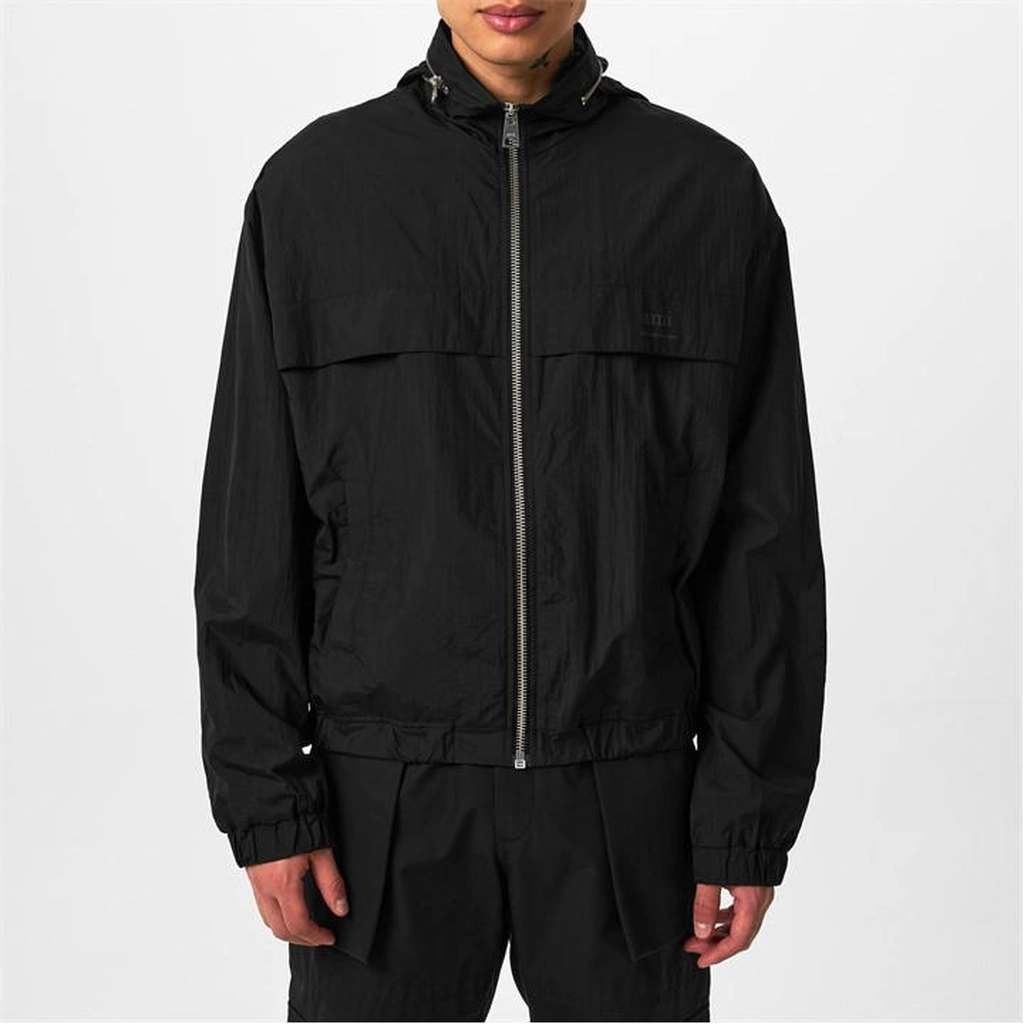AMI Paris Alexandre Mattiussi Windbreaker - Black
